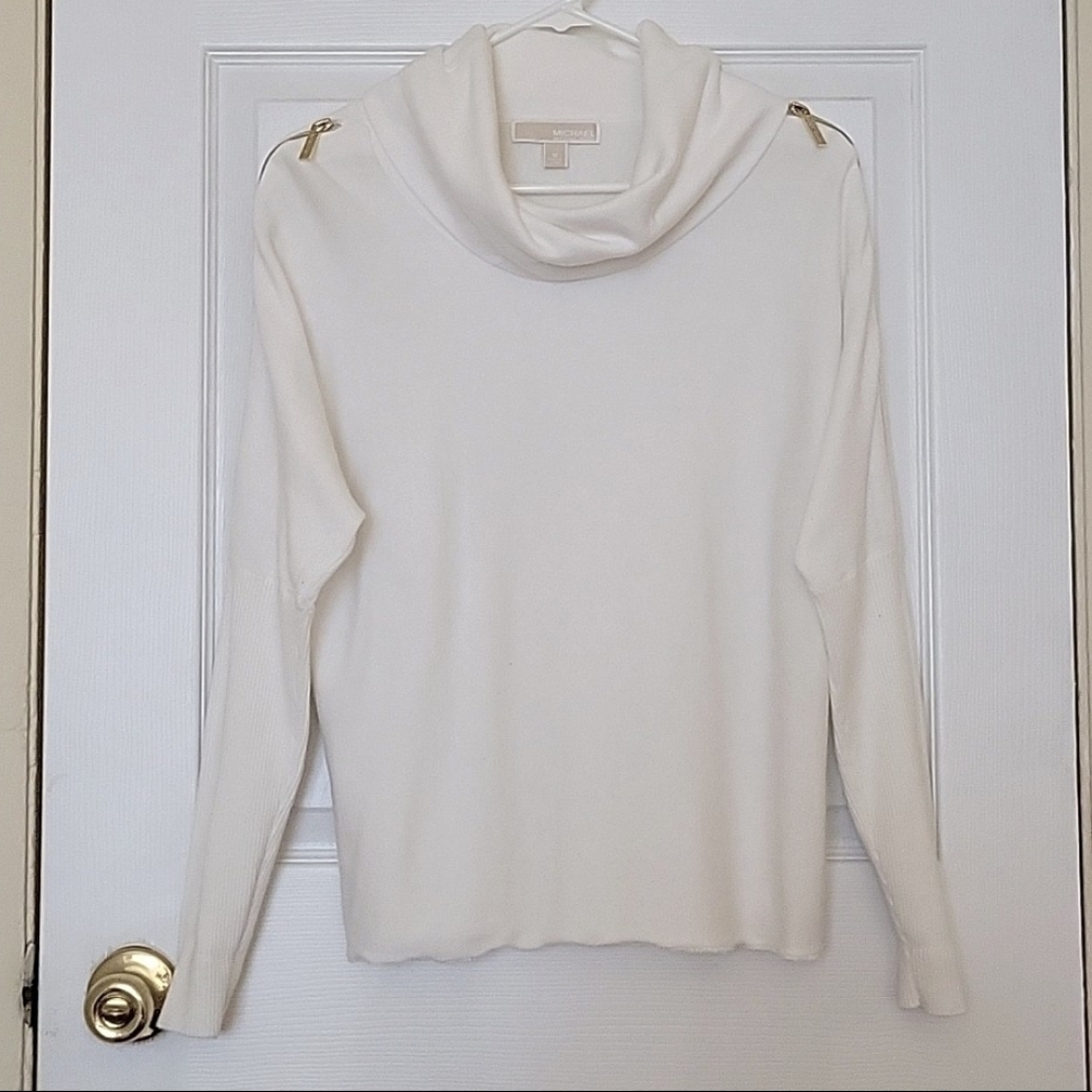 Michael Kors zipper sleeve sweater